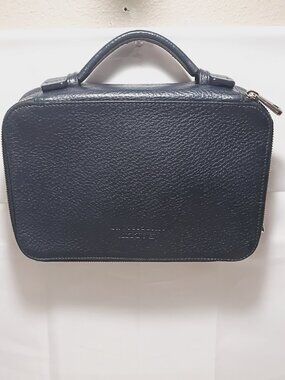 Bally Navy Leather Men’s Business Organizer/Attache/Travel Top-Handle Bag, LNC 💙